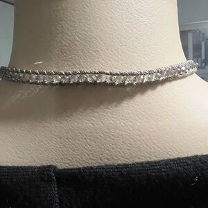 Chan Luu Silver and Tan Beaded Necklace
